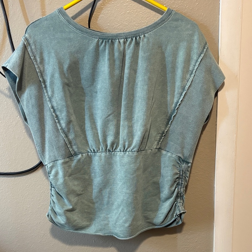 Gilded Intent Teal Blouse